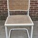 Set of 4 Cesca b32 model chairs in white by Marcel Breuer