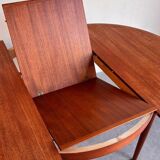 Vintage Danish dining table round