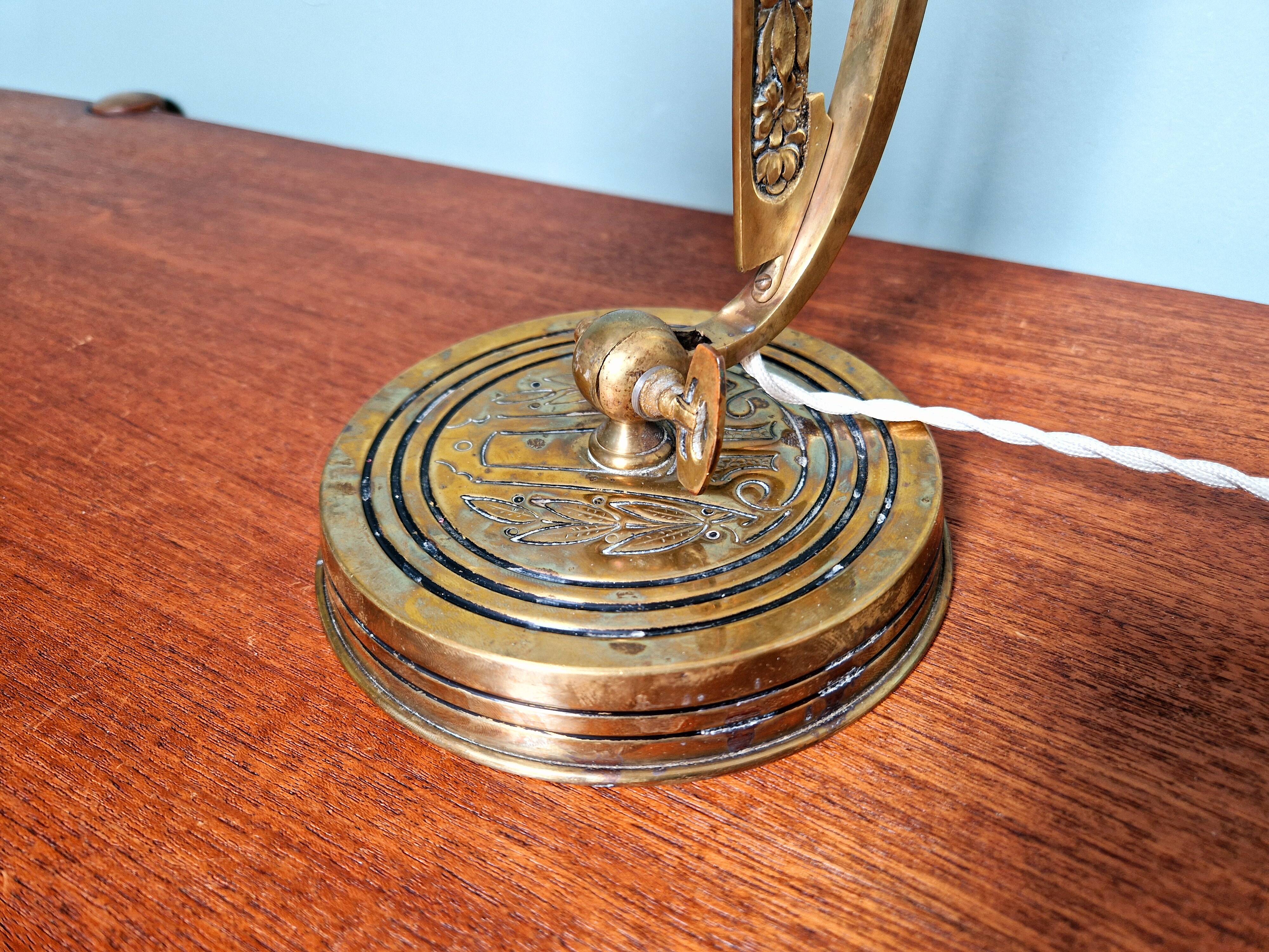 Parisian Art Nouveau Lamp, 1910s