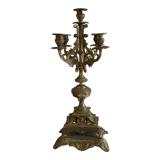 Ancien chandelier baroque en bronze