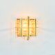 Scandinavian Glass & Brass Wall Lamp by Jakobsson for Orrefors & MPR, 1960s