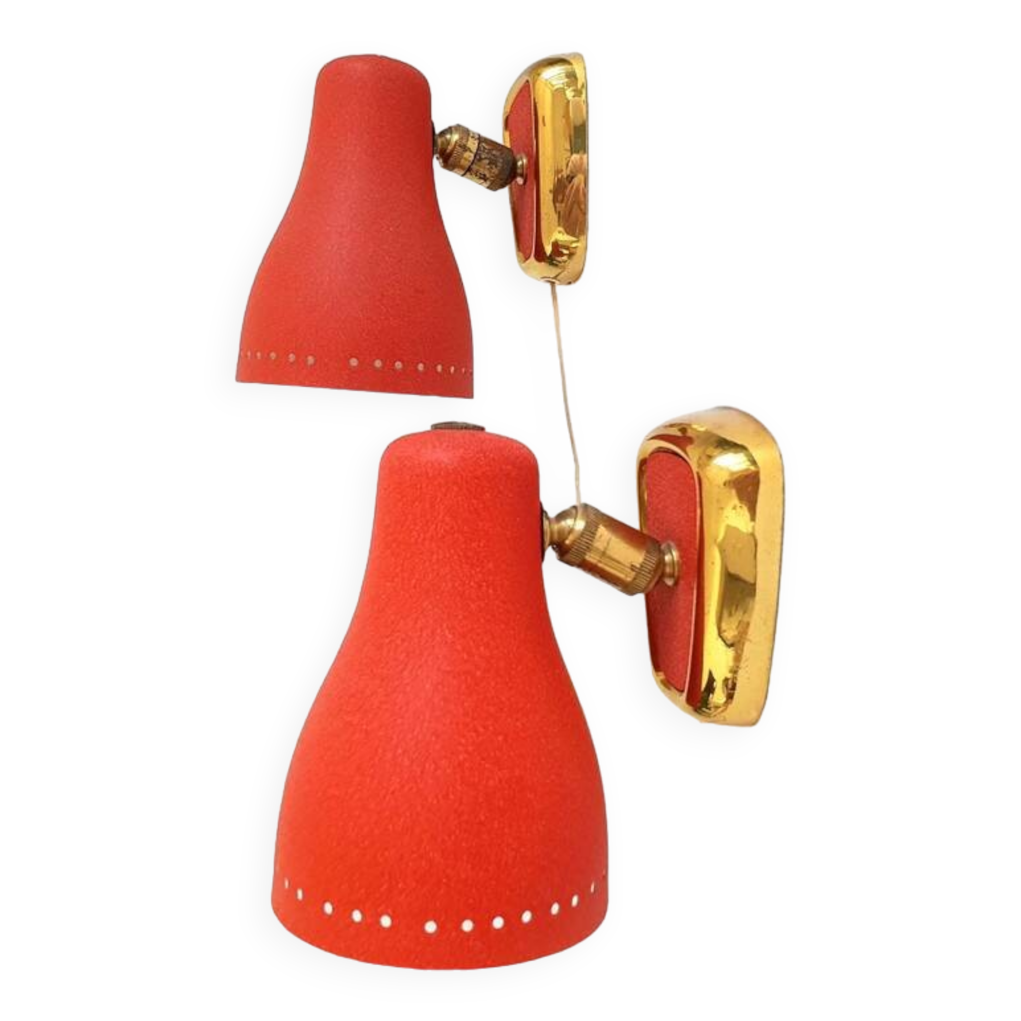 Pair of Lunel wall lights 1960
