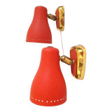 Pair of Lunel wall lights 1960