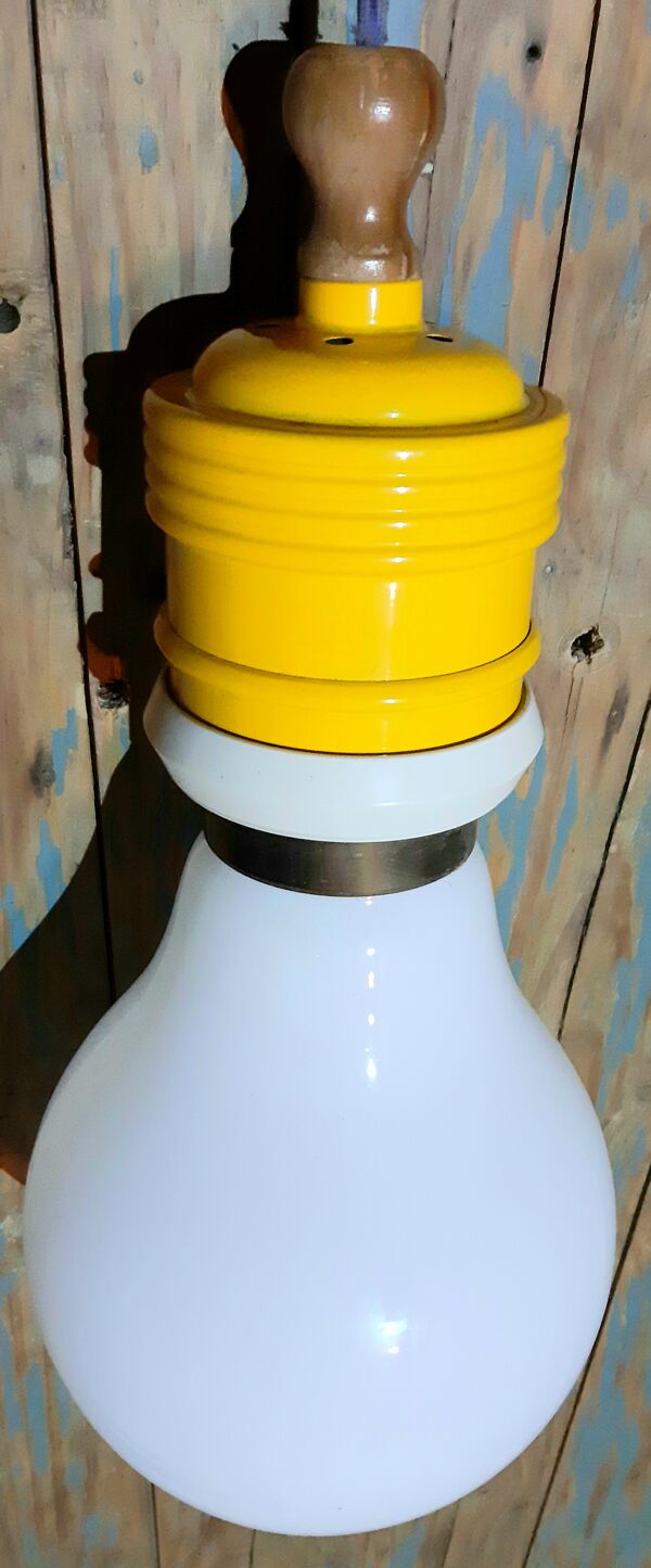 Lampe ampoule par Ingo Maurer pour Metalarte année 60