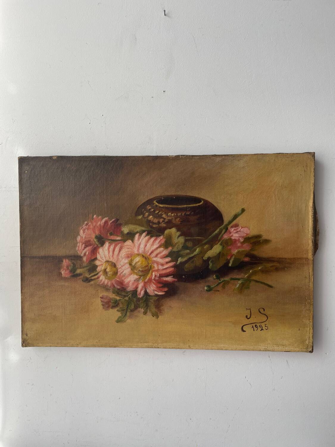 Still life old painting