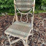 Rattan and bamboo set