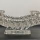 Paire de chandeliers art deco en verre