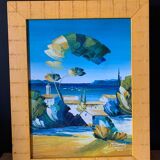 Hard canvas oil painting