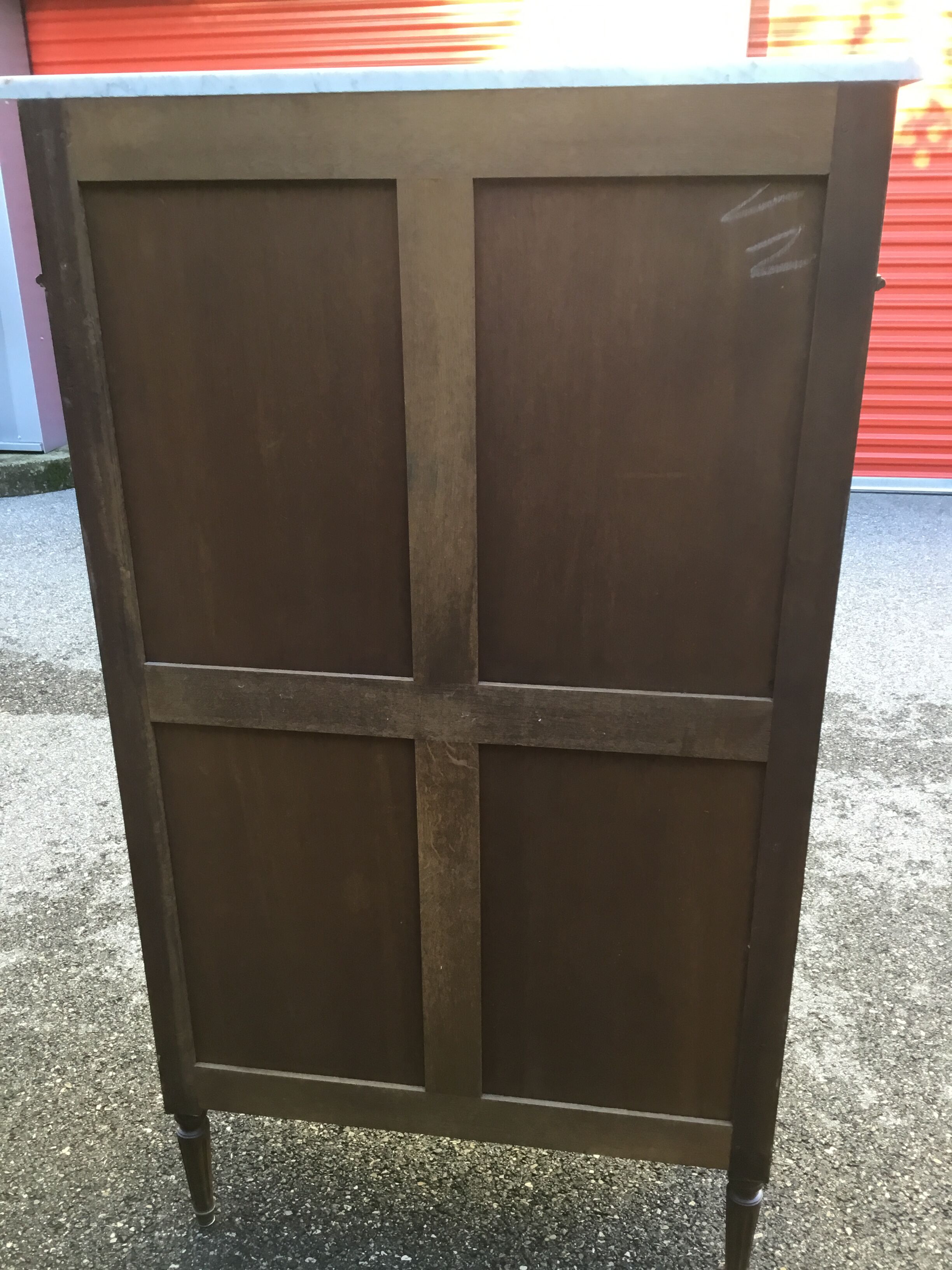 Mahogany secretary Louis XVI style