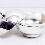 Box "Apple" in silver metal