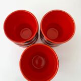 Punch bowl set with 12 cups, Wächtersbach Keramik Germany