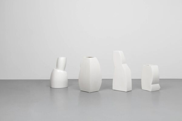 Vases Rockley de George J. Sowden édition Driade circa 1980