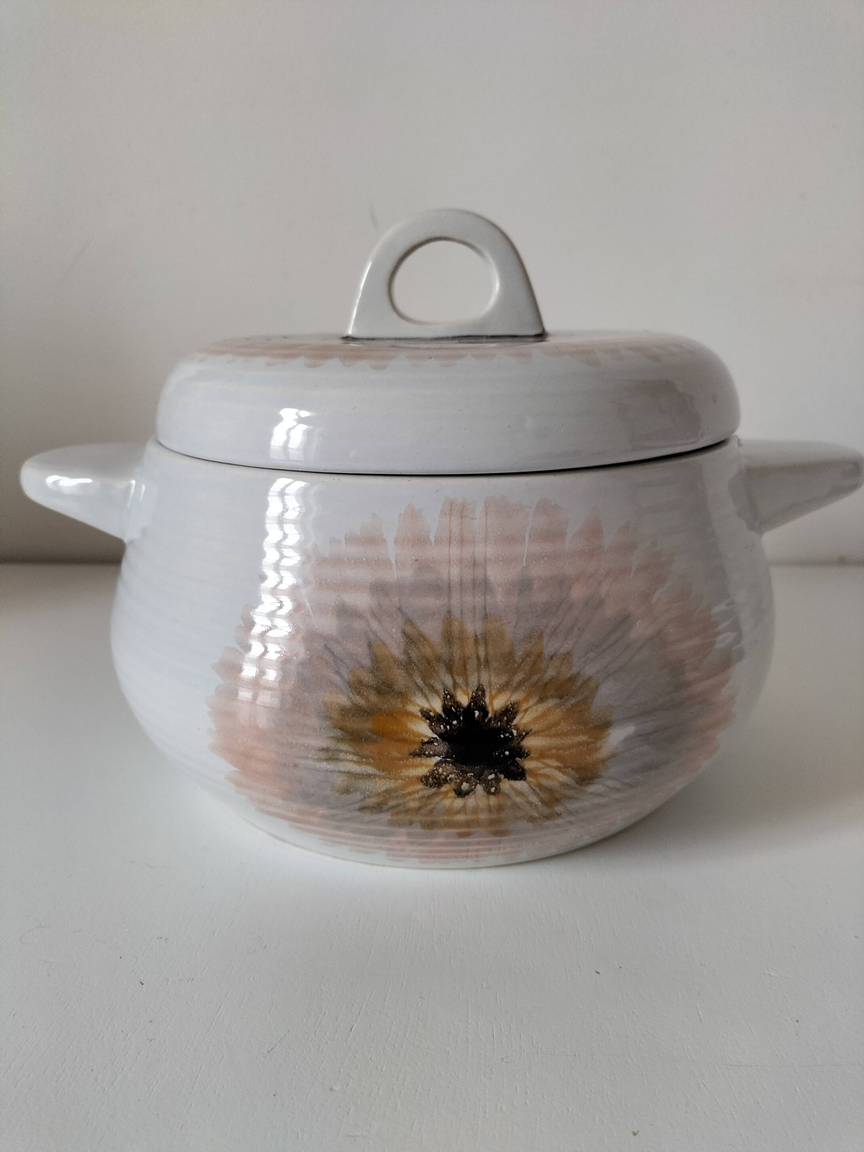 Soupière St Amand modèle Oursin - vintage arty