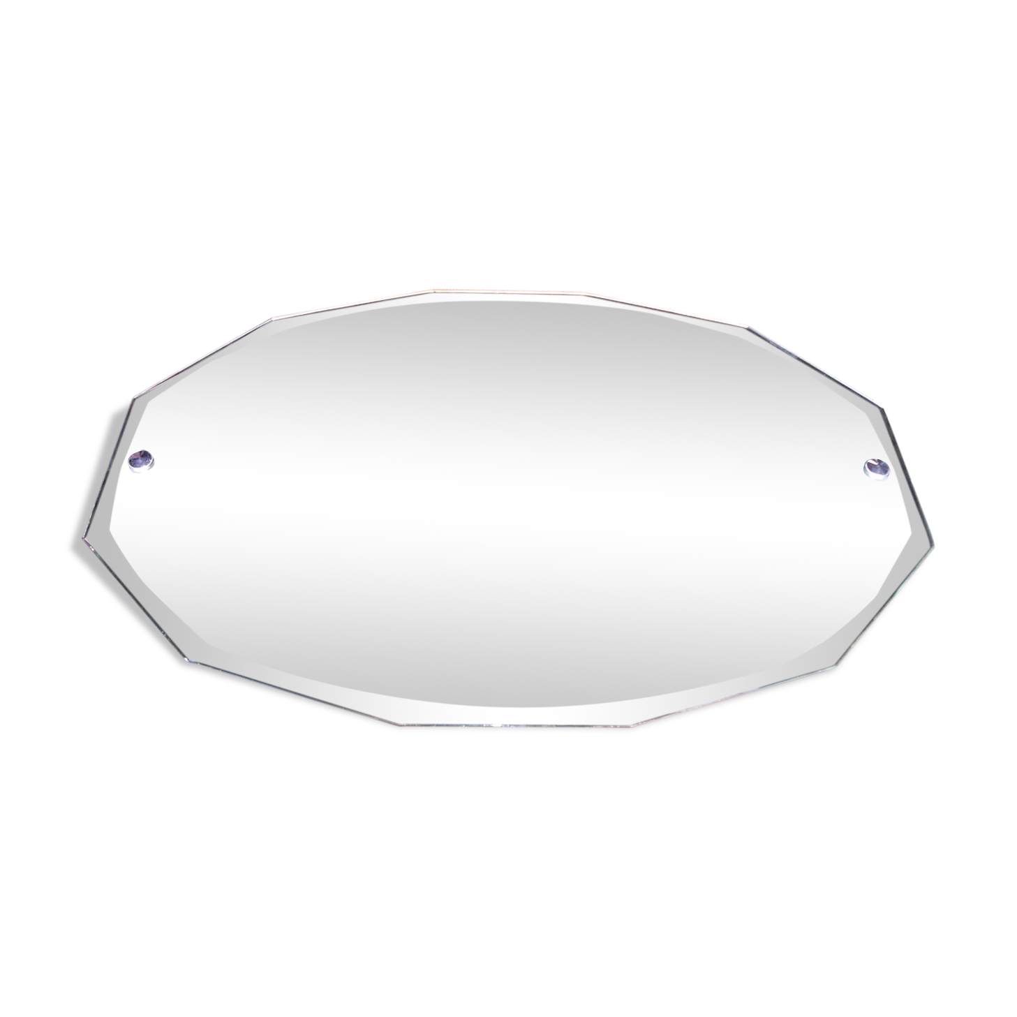 Mirror with beveled glass of the years 60/70