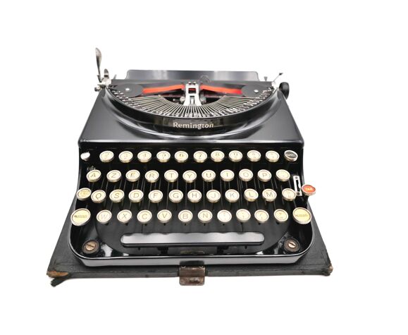 Machine à écrire remington 3 original usa 1929 révisée ruban neuf