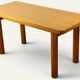 Table René Martin en pin massif moderniste, 1960