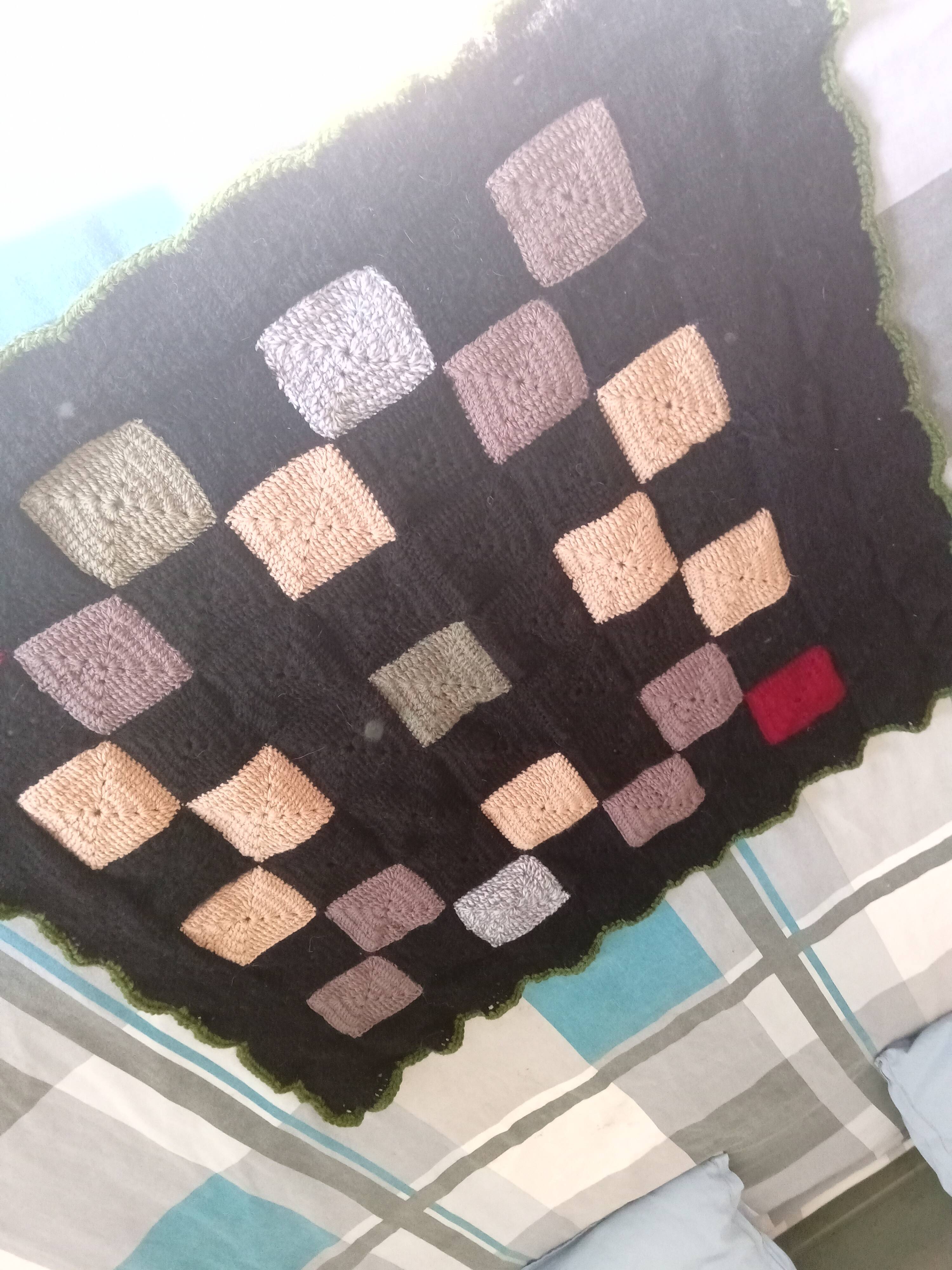 Vintage patchwork plaid