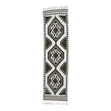 1970s Natural Turkish Hand-Knotted Runner 96x358