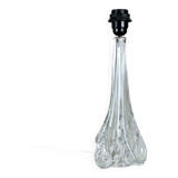 Pied de lampe à poser en cristal de Sèvres