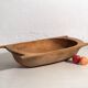 Antique solid wood wabi-sabi bowl (c.1900) #9
