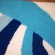 Tapis Contemporain ORA Hooked en Laine (74cm x 143cm), Édition Unique