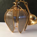 Golden pendant light