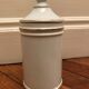 Pot pharmacie couvert en porcelaine