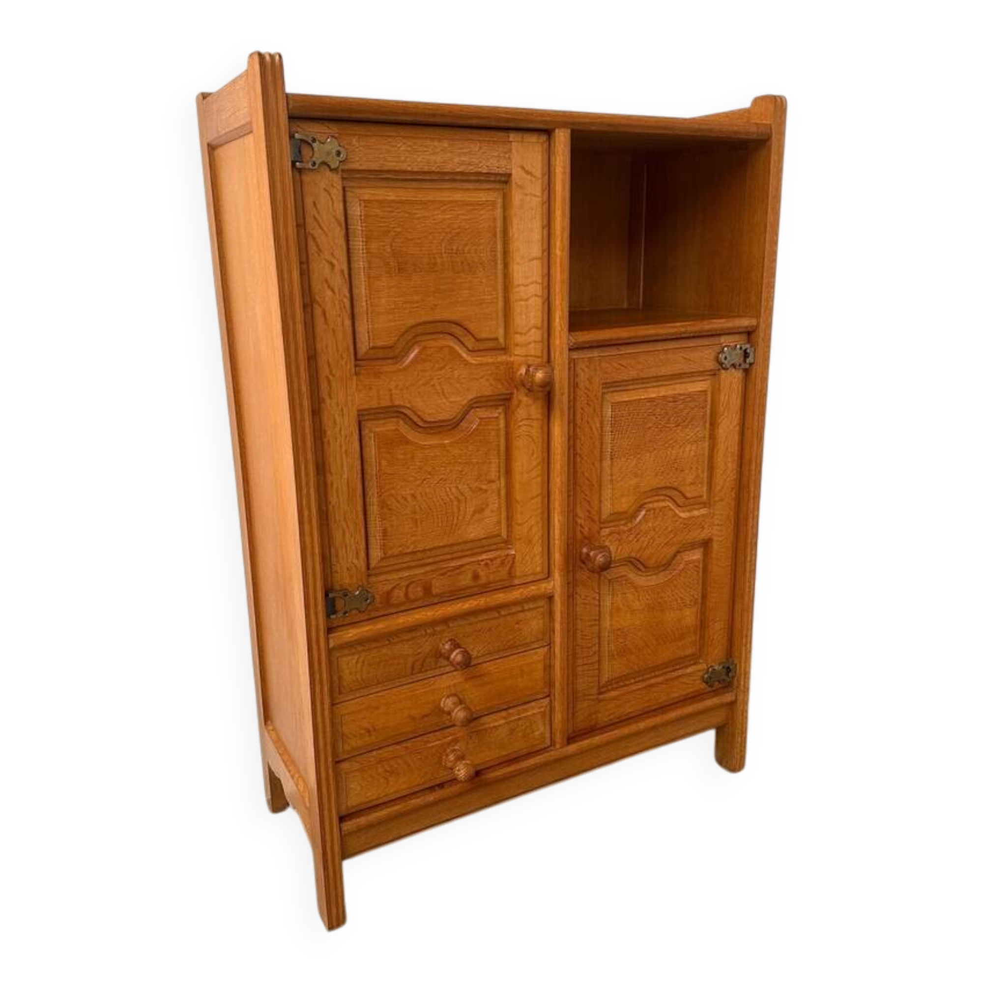 Guillerme & Chambron Oak Furniture for Your Home, France, 1960s