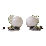 Small Art Deco Table Lamps, Set of 2, 1920