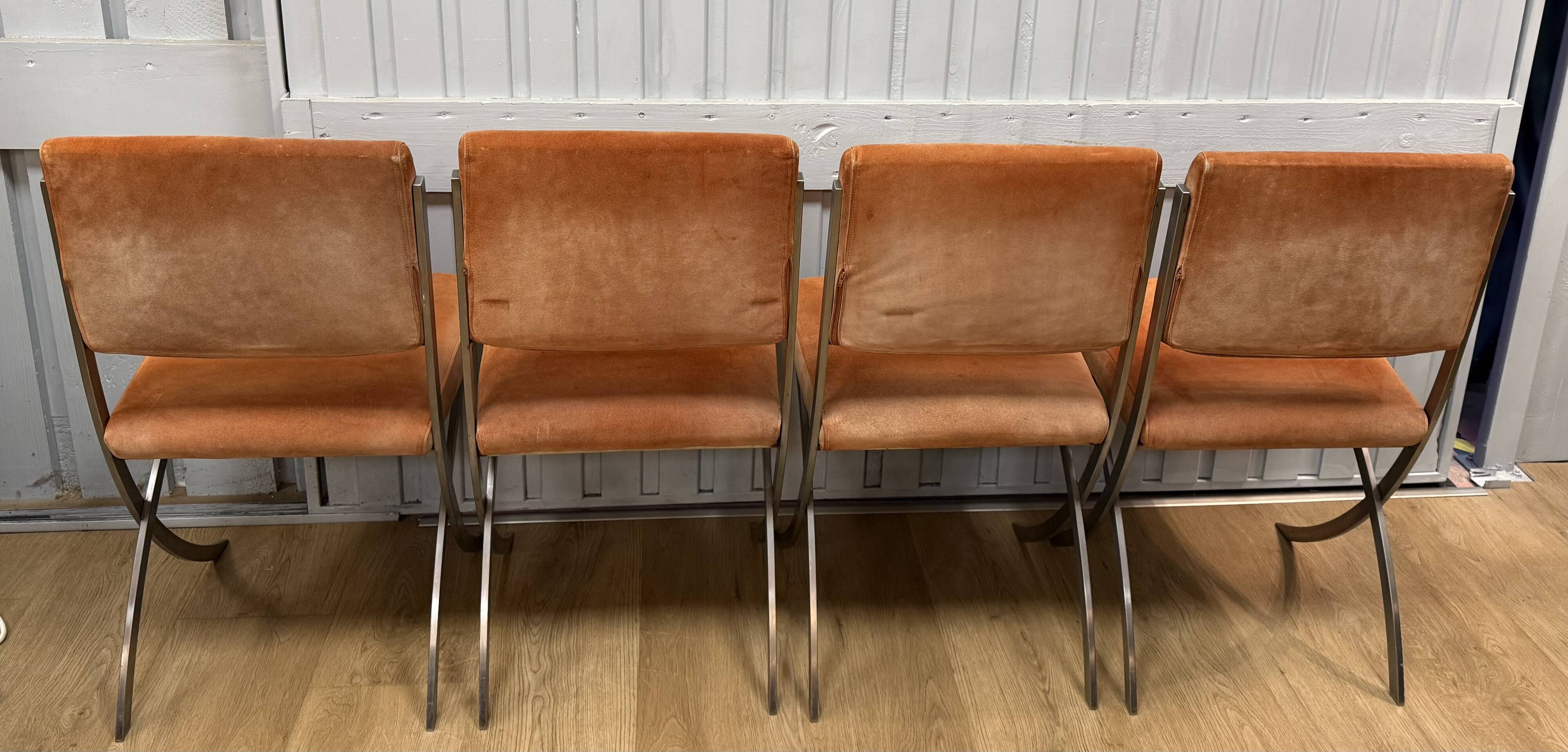 Set of 4 chairs by Paul Legeard
