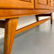 Vintage French modernist sideboard in oak, 1950s design.