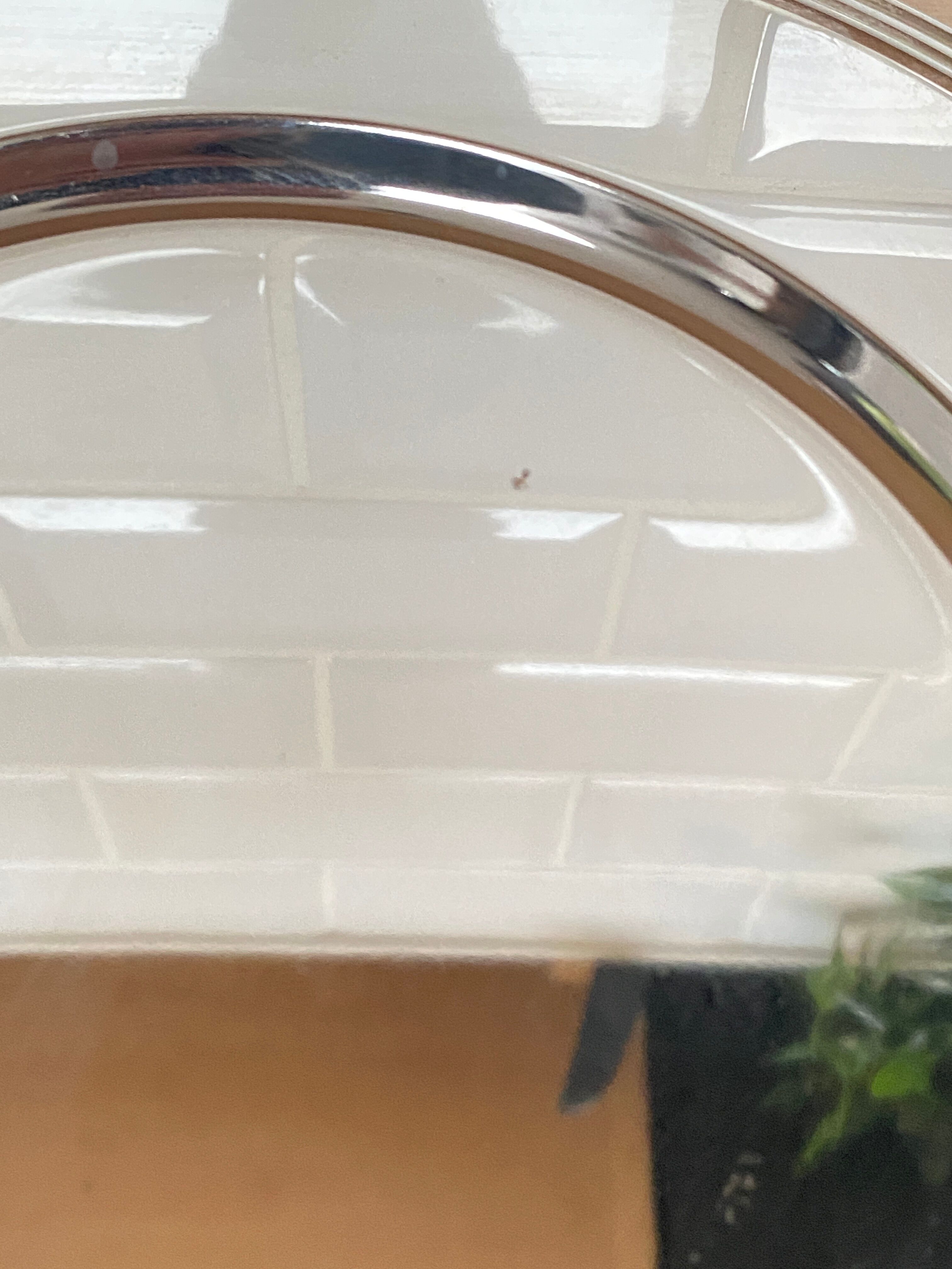 Pair of silver metal subplates