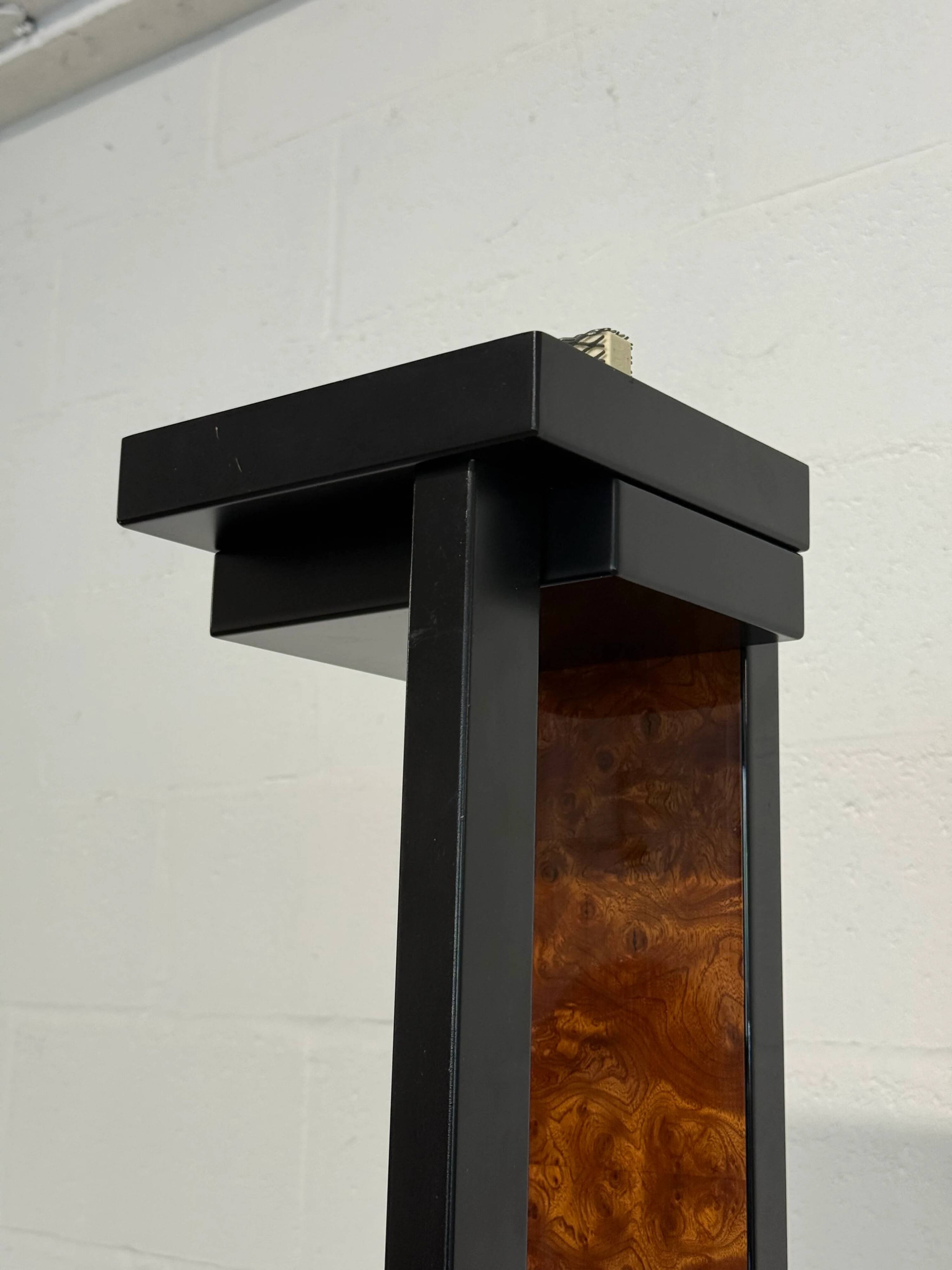 Vintage designer floor lamp signed Paul Michel, 1980s.