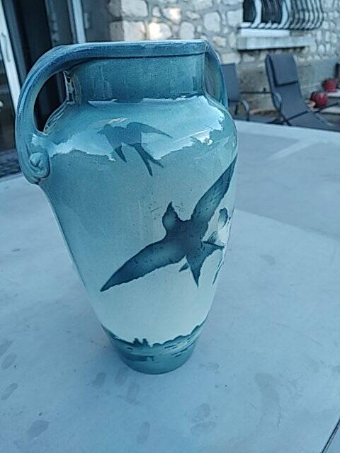 Vase type amphore K&G début 20e