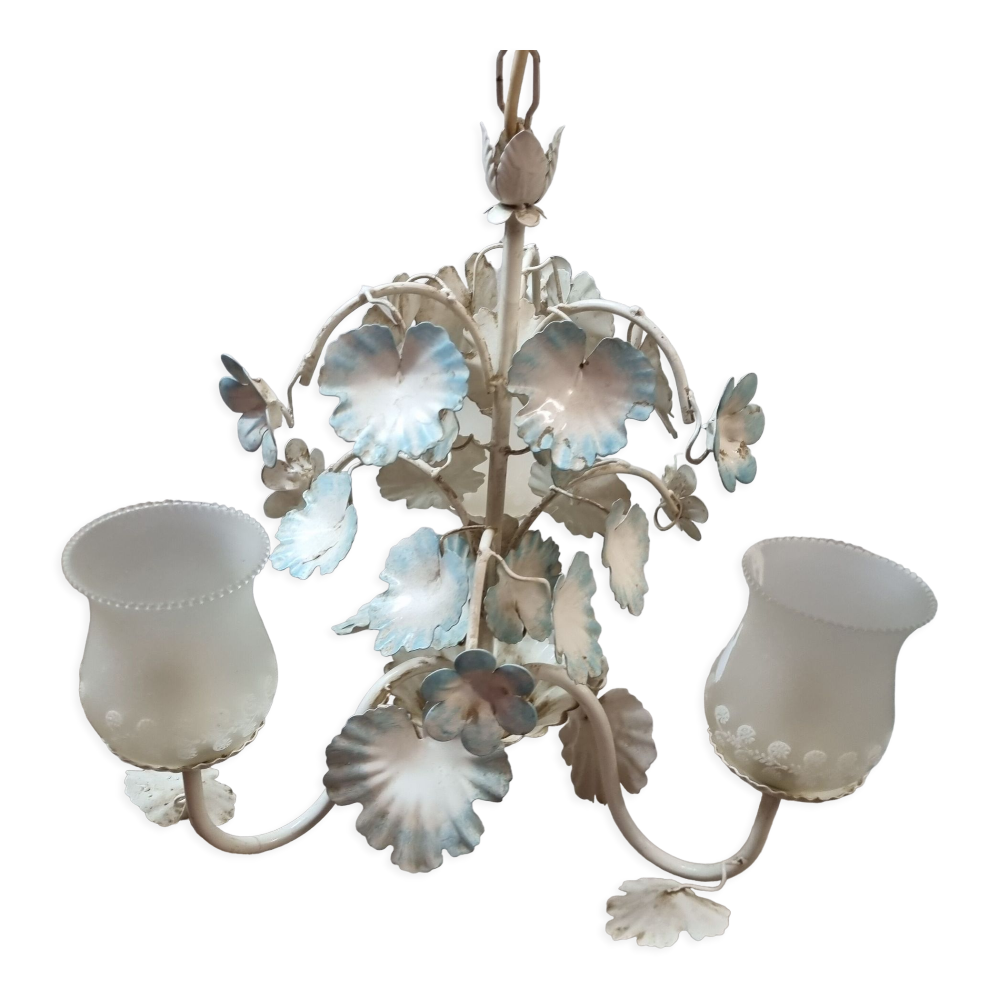 Chandelier Floreart 3 fires, Italy, 1970