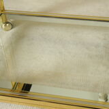 Vintage Hollywood Regency style rolling side table