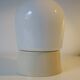 three wall sconces/ceiling lights, 1950s. Glass and Bakelite