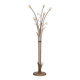 Hollywood Regency Gold flower shaped floor lamp 1980s