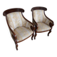 Pair of 20th century armchairs