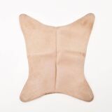 Four Fledermaus butterfly chairs in suede leather by Carl Aubock, Vienna, 1960s.