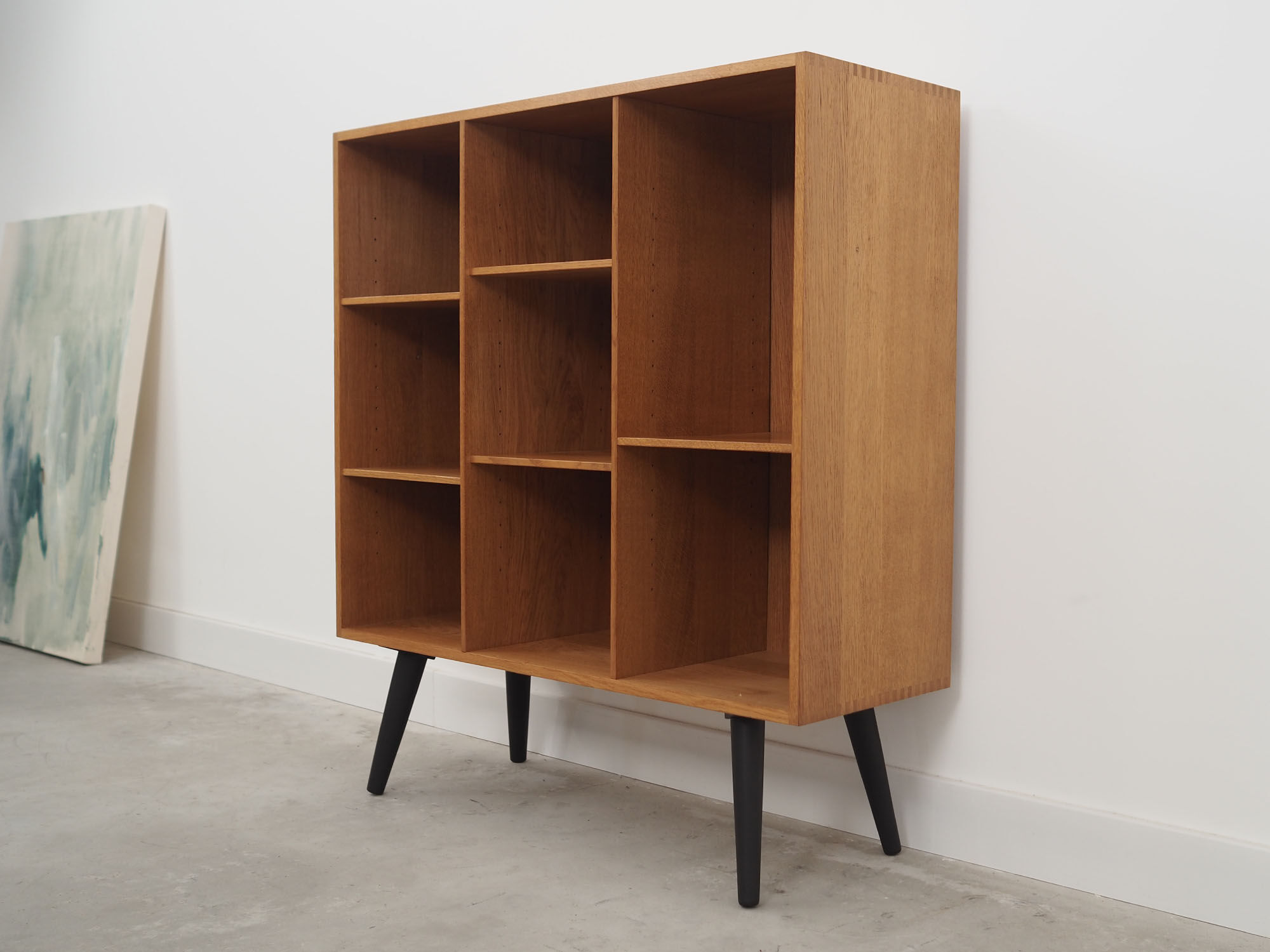 Ash bookcase, Danish design, 1970s, production: Søborg