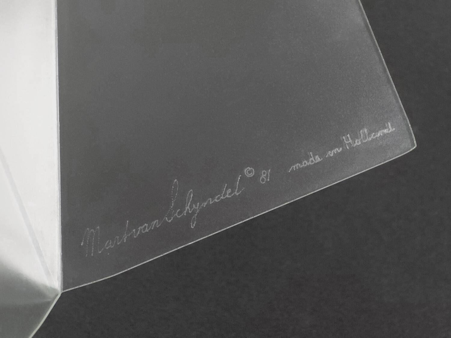 1981 Mart van Schijndel Delta Vase • Dutch Postmodern Design.