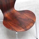 Rosewood 'Series 7' side chair by Arne Jacobsen for Fritz Hansen, 1973