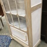 Painted window with a glass door