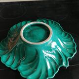 Ceramic fruit cut style vallauris 1950 60 green