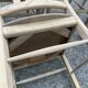 Set of 6 raw wood chairs