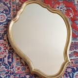 Gilded wooden mirror 71 cm