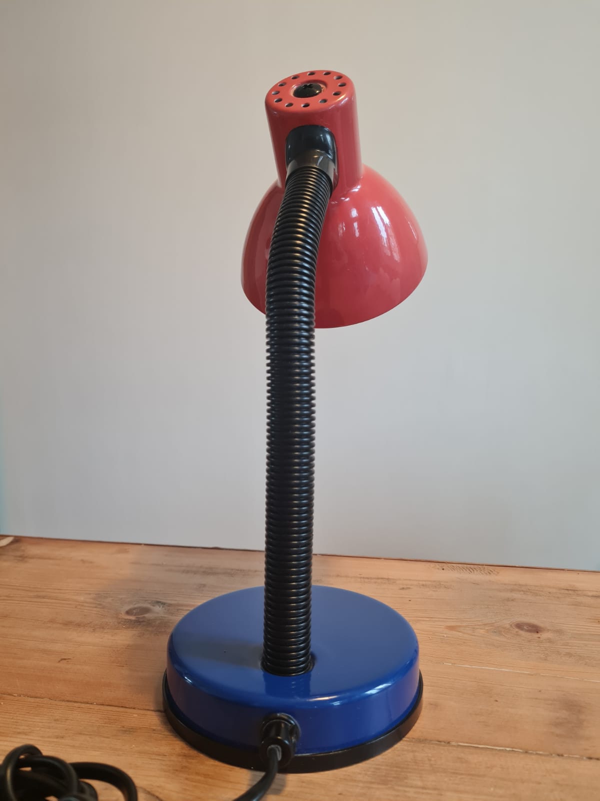 Primary color table lamp 1980