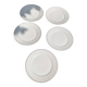 5 Limoges porcelain dinner plates stamped Limoges France