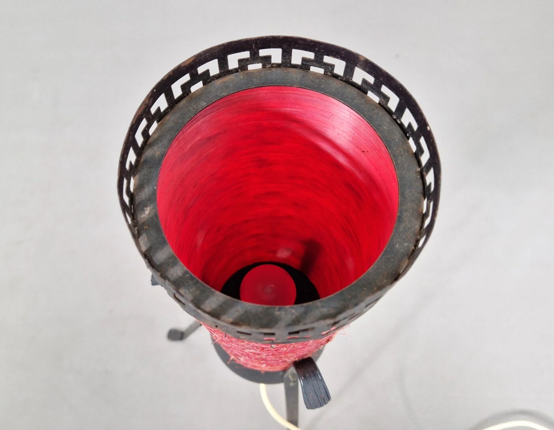 Fiberglass rocket floor lamp | Germany